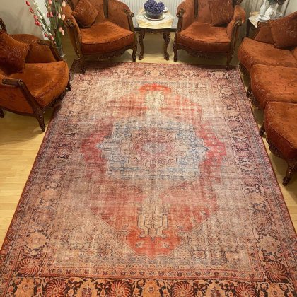 Türkischer waschbarer Teppich im antiken Stil