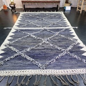 Boho marokkanischer Kelimteppich