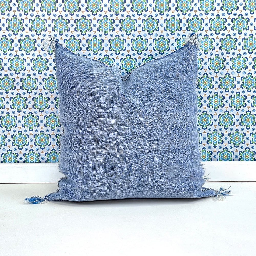 20 x 20 Kelim-Kissen blau 20 x 20 Kelim-Kissen blau