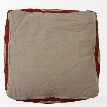 Rostfarbener Stammes Kelim Hocker