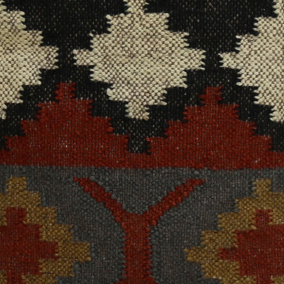 Vintage Kilim Pouf Abdeckung Berber