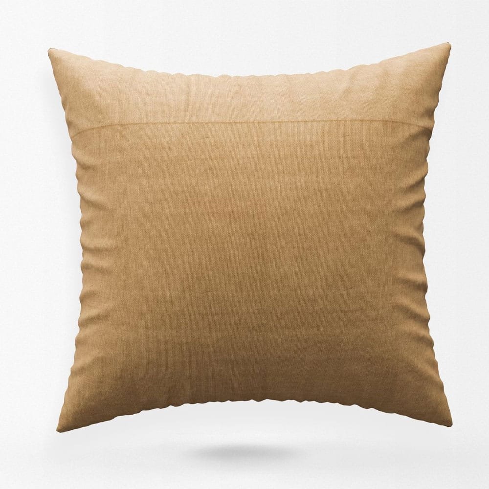 Aztekische Kelim-Kissen aus Wolle und Jute Aztekische Kelim-Kissen aus Wolle und Jute