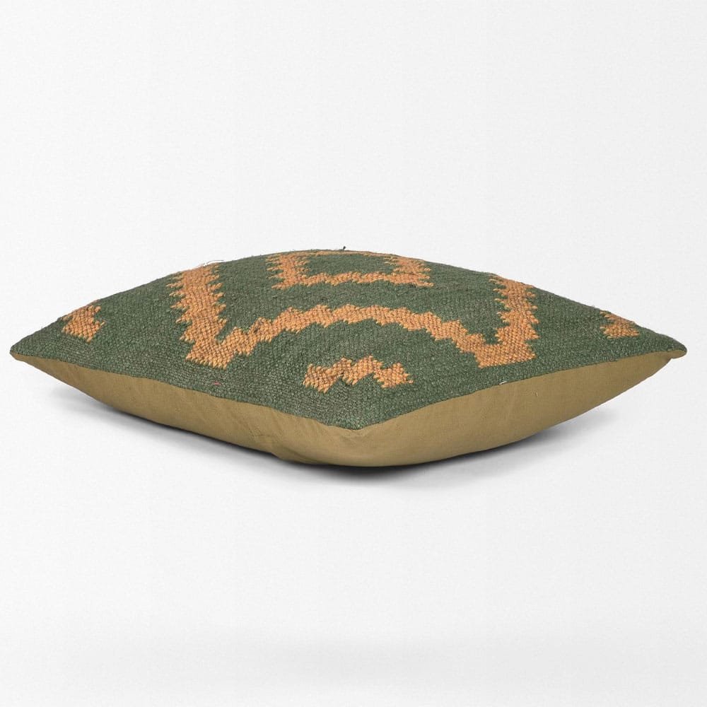 Grüne Diamant-Kilim-Kissen Grüne Diamant-Kilim-Kissen